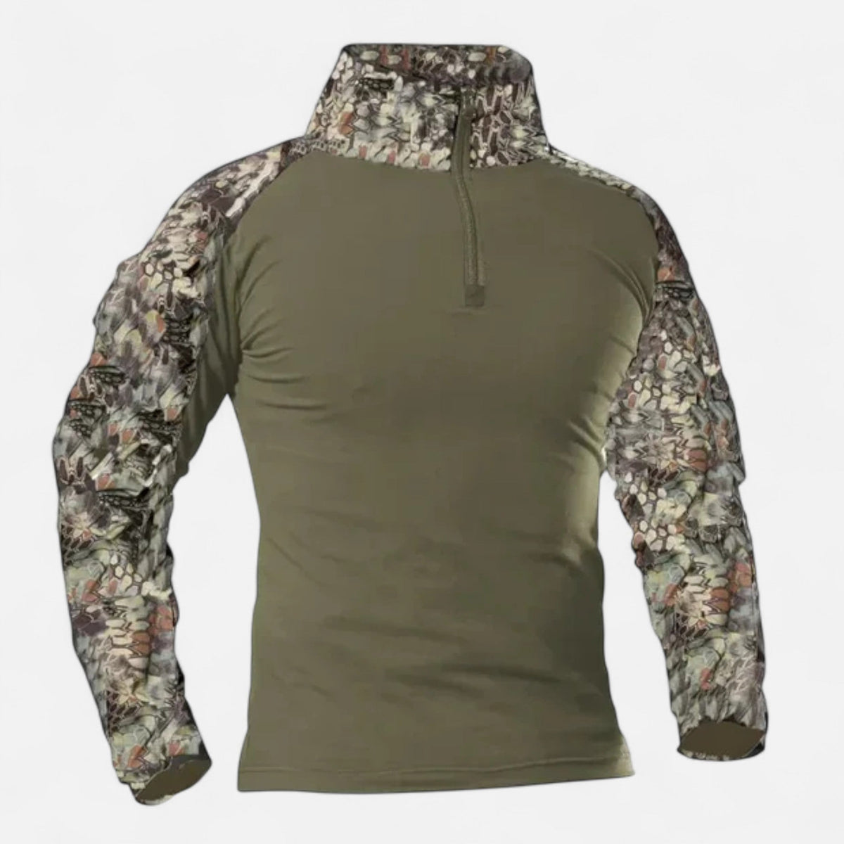 Men's Military Style Shirt — Army Green