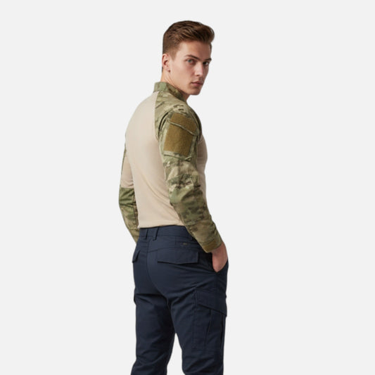 Men's Military Style Shirt — product view