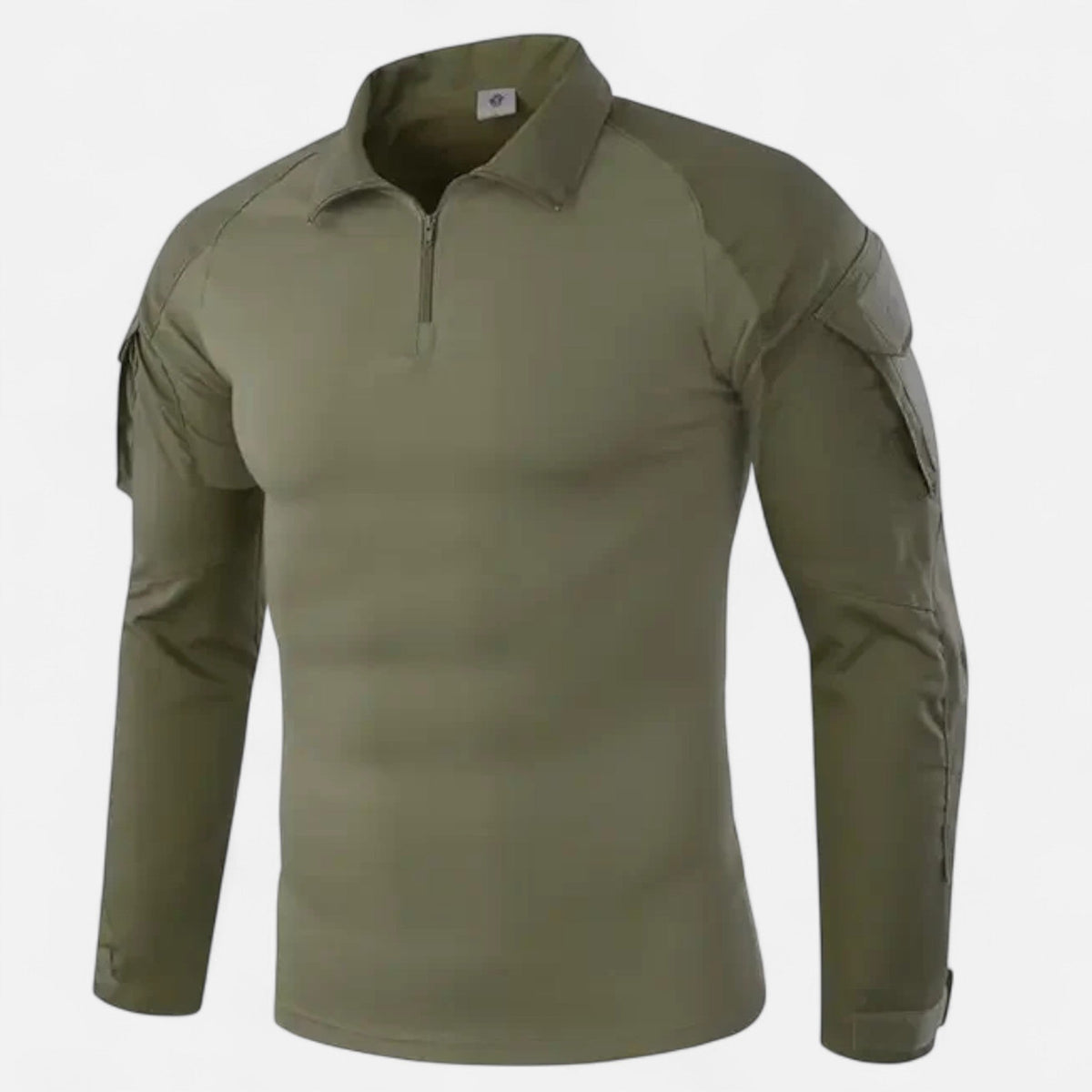 Men's Military Style Shirt — Army Green