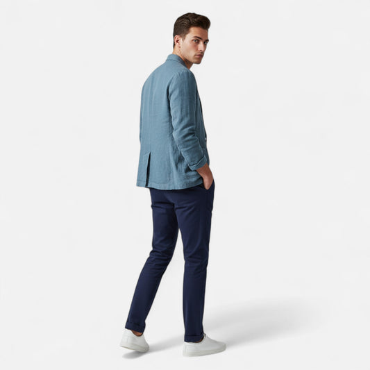 Men's Loose Blazer Safari Style — product view