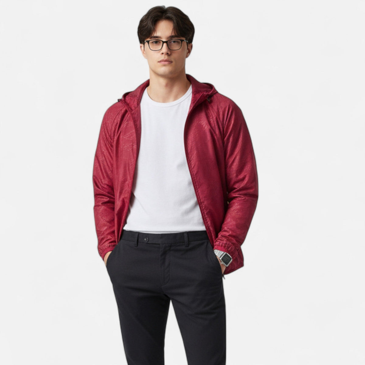 Unisex Windbreaker Jacket for Outdoor Use — product view