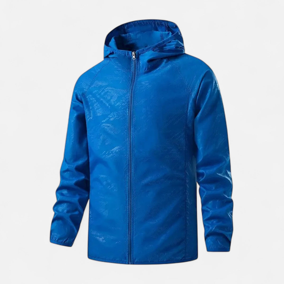 Unisex Windbreaker Jacket for Outdoor Use — Blue