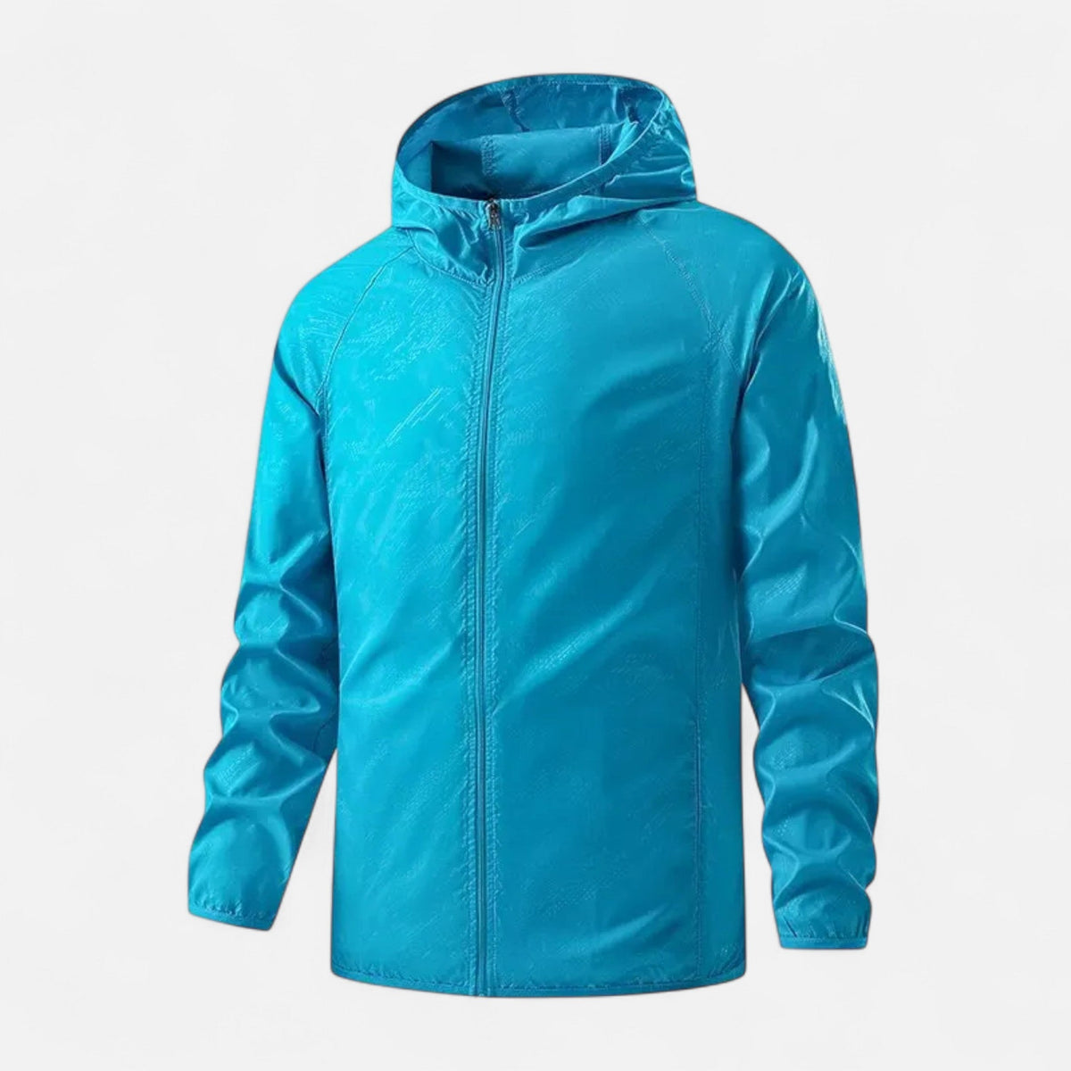 Unisex Windbreaker Jacket for Outdoor Use — Sky Blue