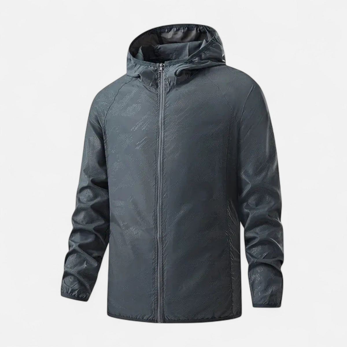 Unisex Windbreaker Jacket for Outdoor Use — Grey