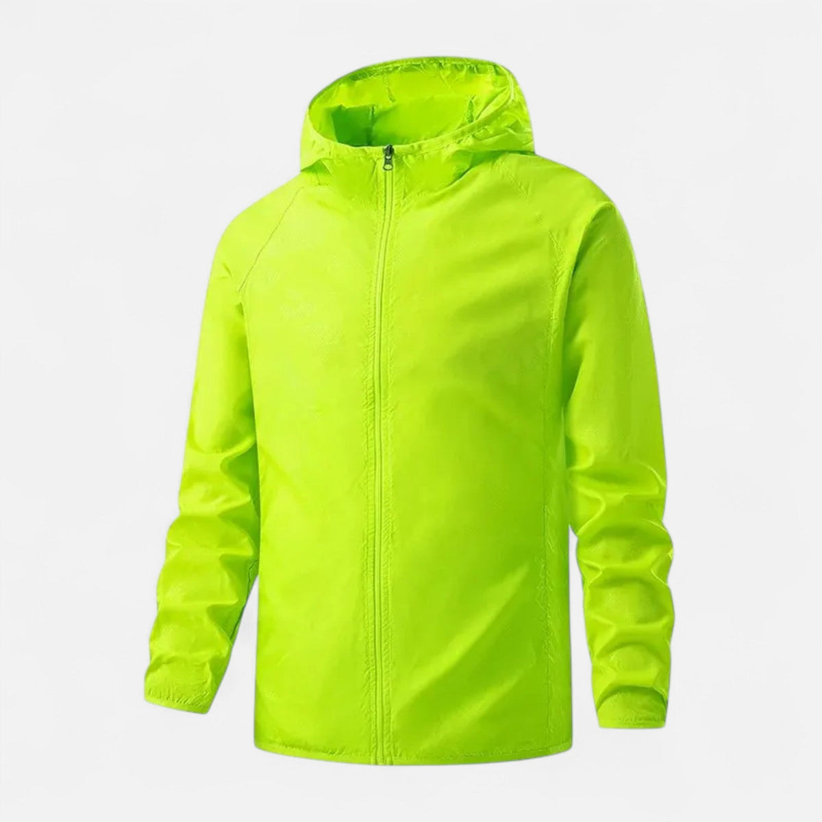 Unisex Windbreaker Jacket for Outdoor Use — Light Green