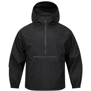 Men's Softshell Rain Jacket – Hood Daily Design — Black