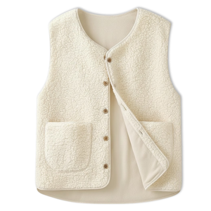Gilet pour femme sans manches — Beige