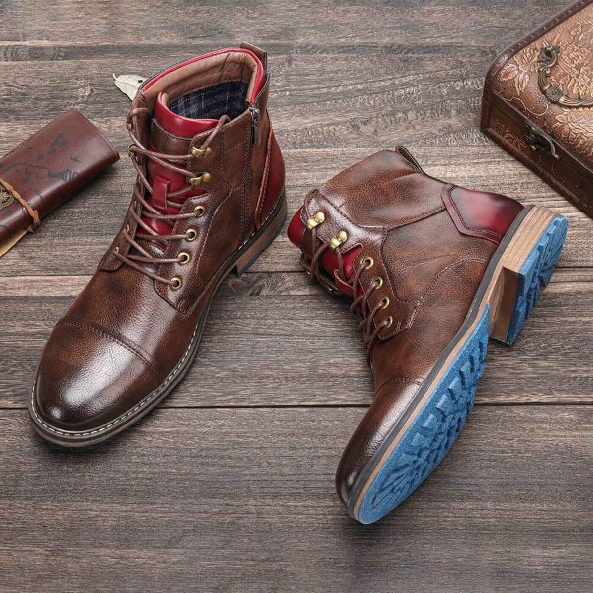 Men's Oxford Boots – Elegant Finish and Lasting Comfort — Brown