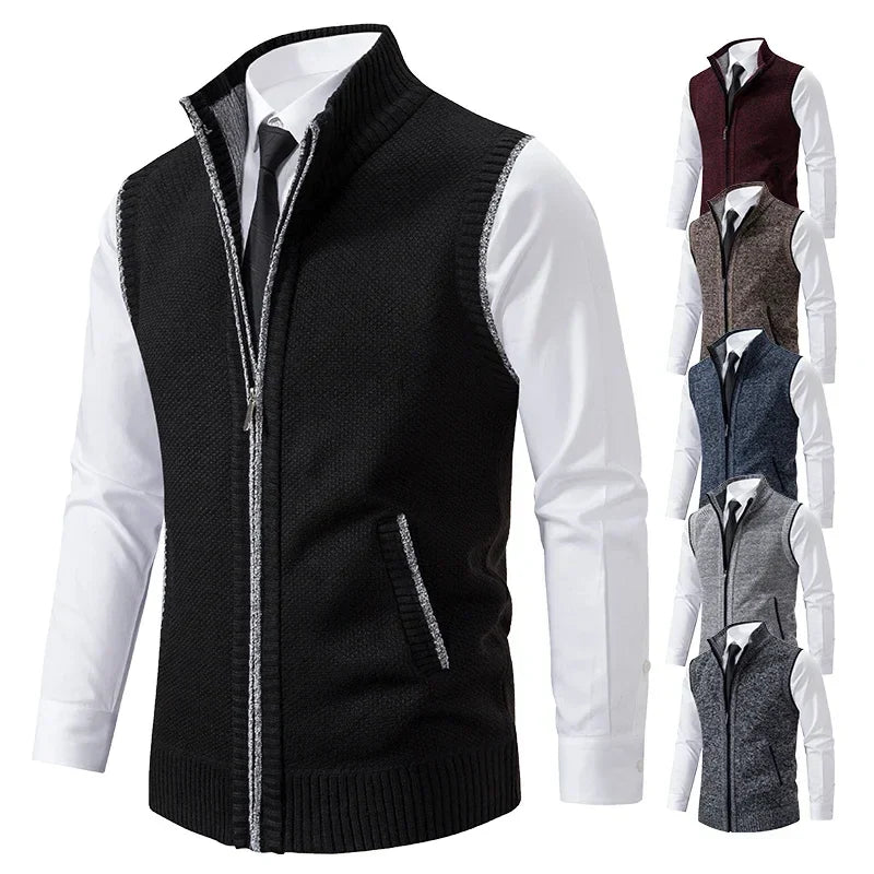 Men’s Vest – Clean Cut, Neat Finishes, Professional Style — product view