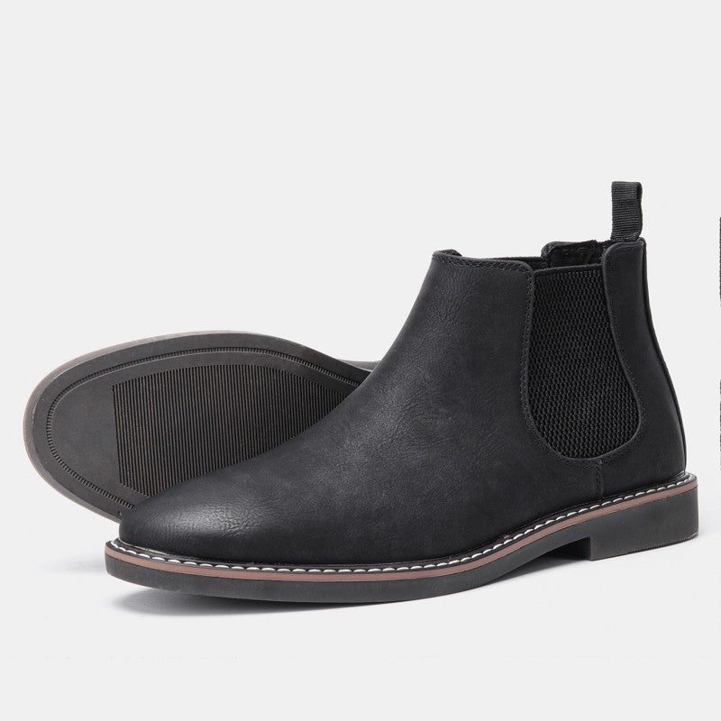 Men's Chelsea Boots with Lining — Black