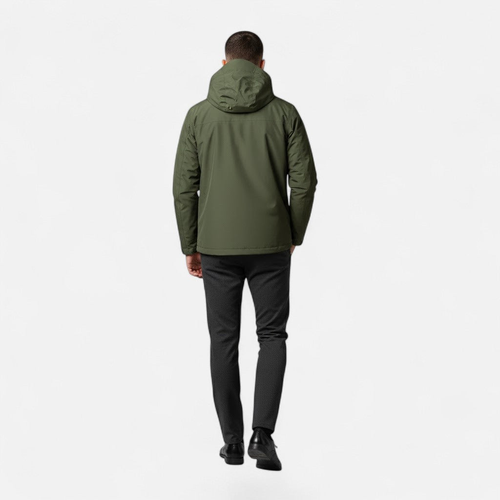 Men’s Hooded Jacket – Relaxed Fit, Timeless Casual Style — product view