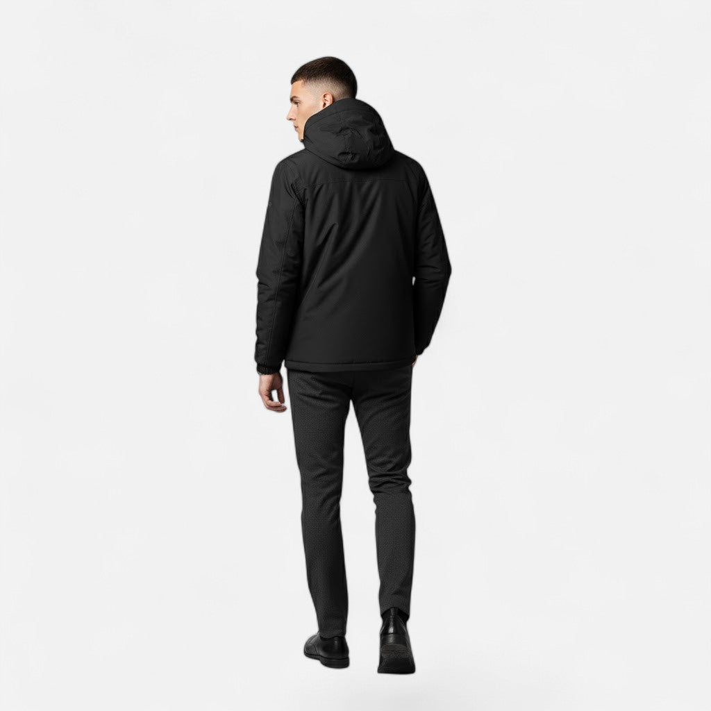Men’s Hooded Jacket – Relaxed Fit, Timeless Casual Style — product view