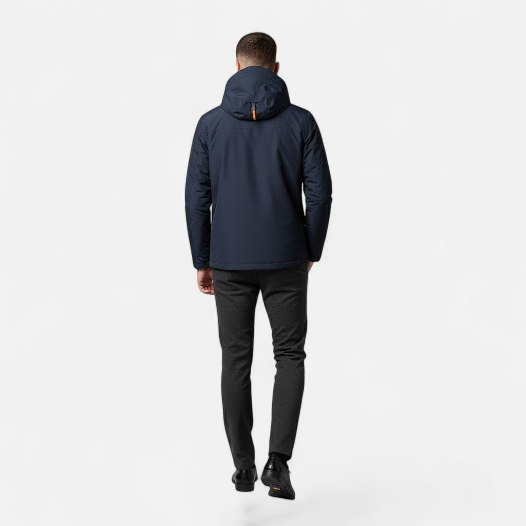 Men’s Hooded Jacket – Relaxed Fit, Timeless Casual Style — product view