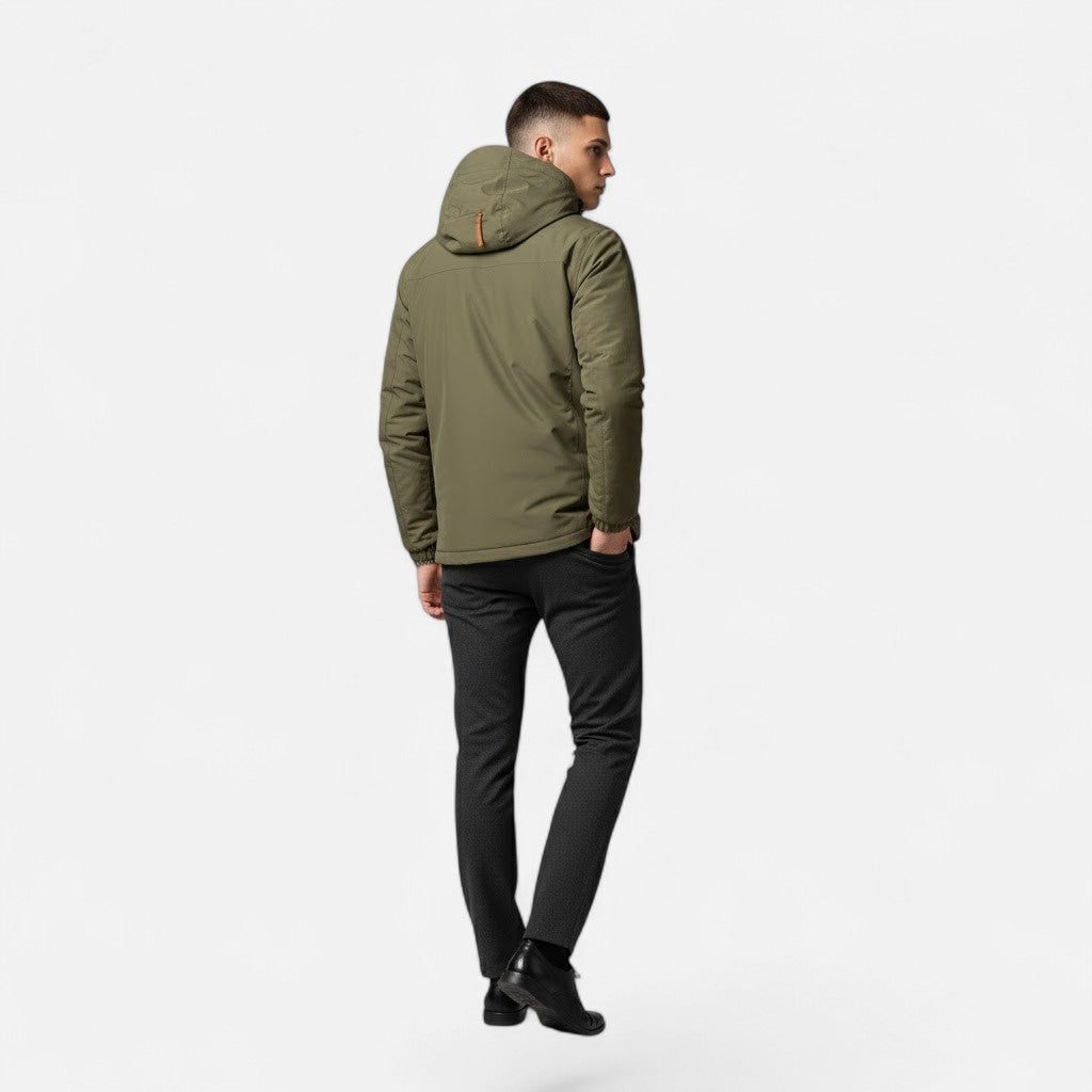 Men’s Hooded Jacket – Relaxed Fit, Timeless Casual Style — product view