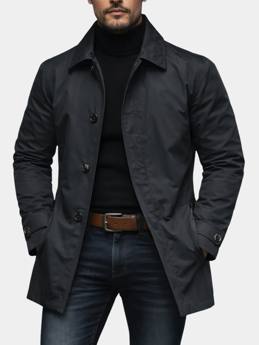 Men's Coat – Quilted Lining and Fitted Cut — image 1