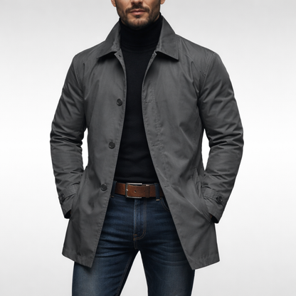 Men's Coat – Quilted Lining and Fitted Cut — image 3