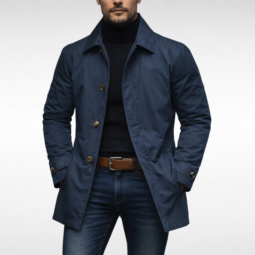 Men's Coat – Quilted Lining and Fitted Cut — image 4