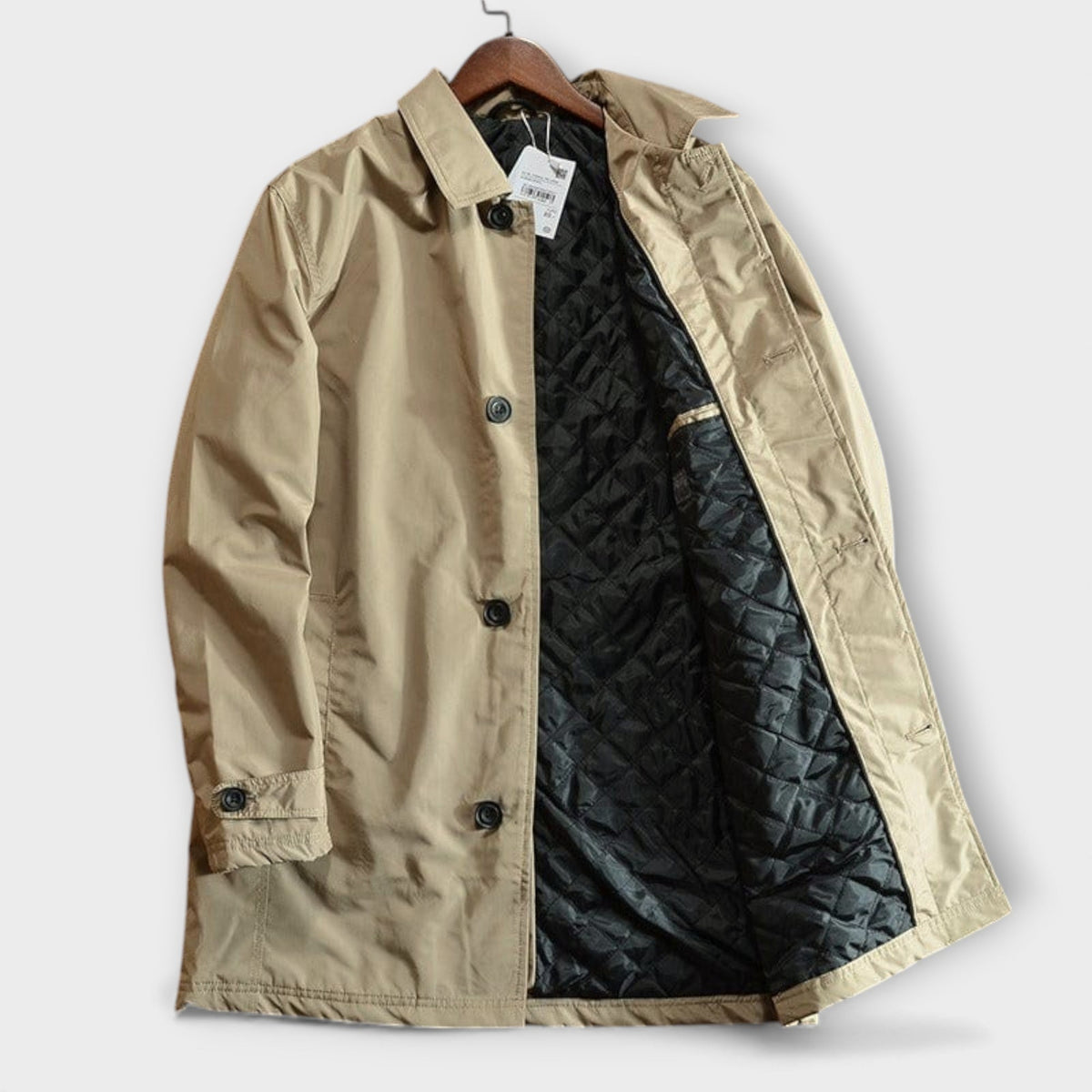 Men's Coat – Quilted Lining and Fitted Cut — image 7