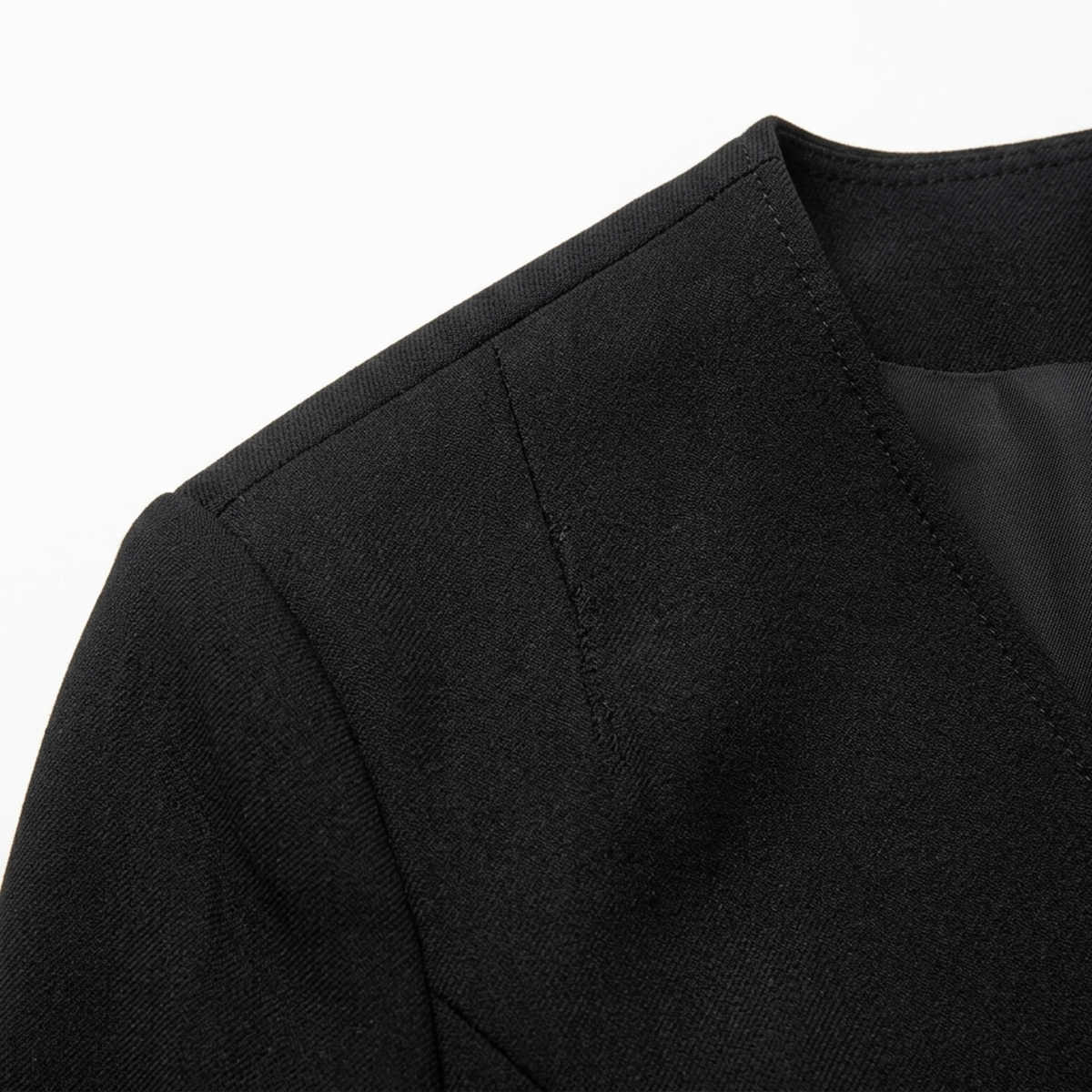 Blazer for Women – V-Neck and Belt, Elegant Fitted Cut — product view