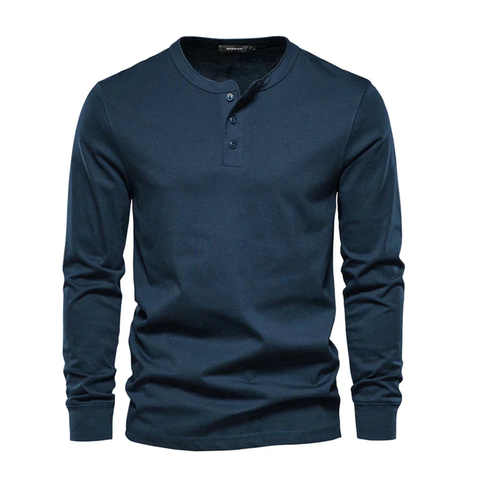 Men’s Shirt – Long-Sleeved, Button-Down, Comfortable Everyday Fit