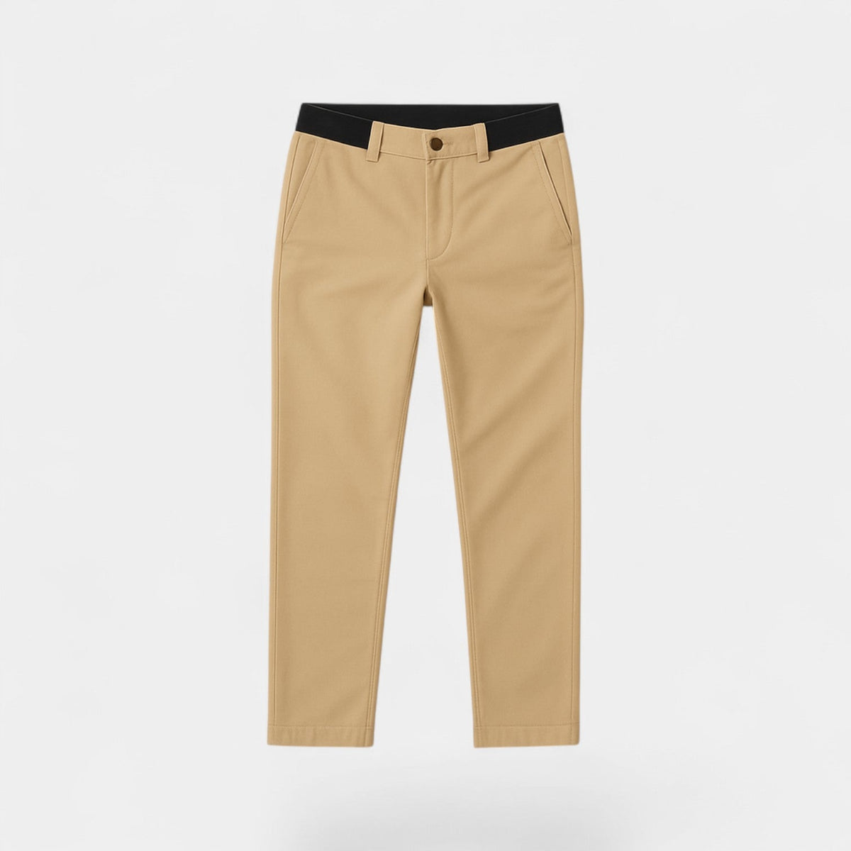 Men’s Chinos – Tailored, Tapered Fit with a Discreet Flat Waistband — product view