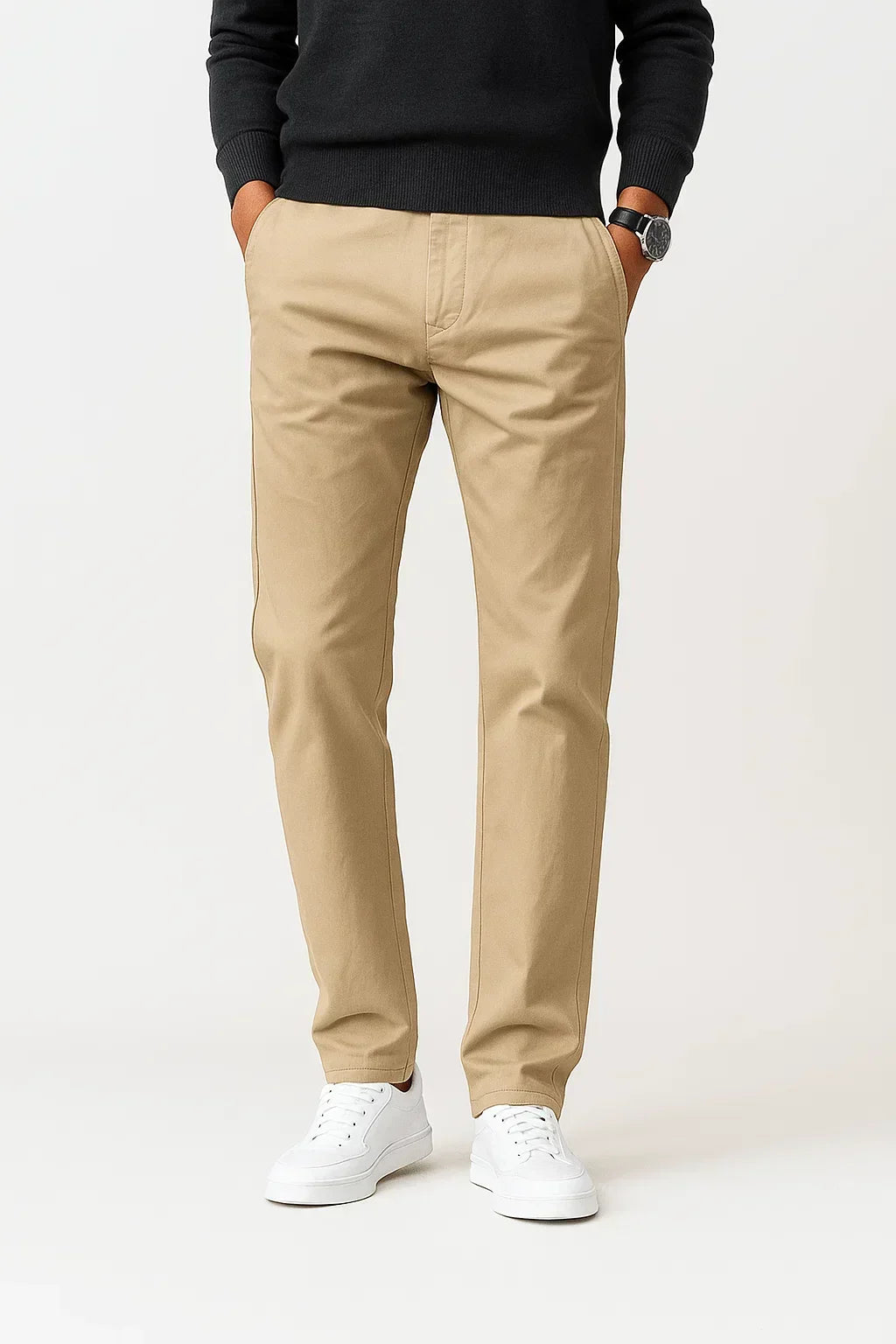 Men’s Chinos – Straight Fit and Everyday Comfort — Khaki