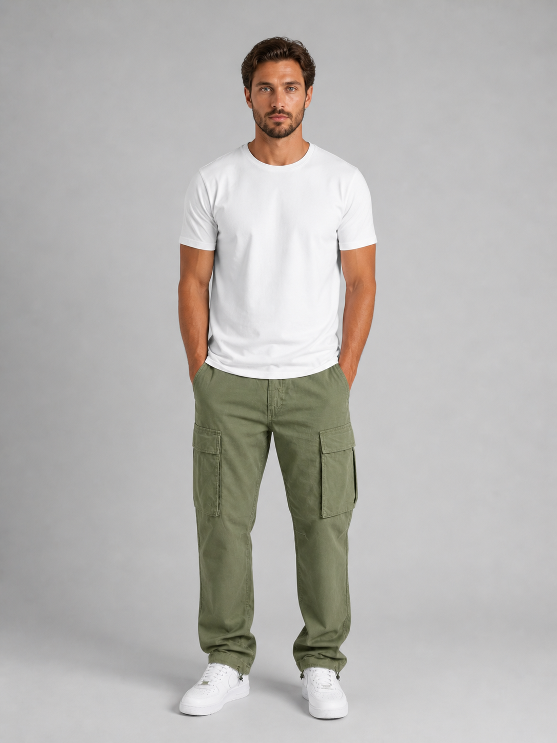 Men’s Cargo Pants – Multiple Pockets and Relaxed Fit — product view