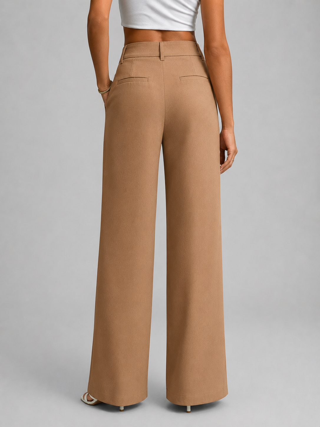 Women’s Trousers – High-Waisted, Wide-Leg, Timeless Tailored Cut — product view