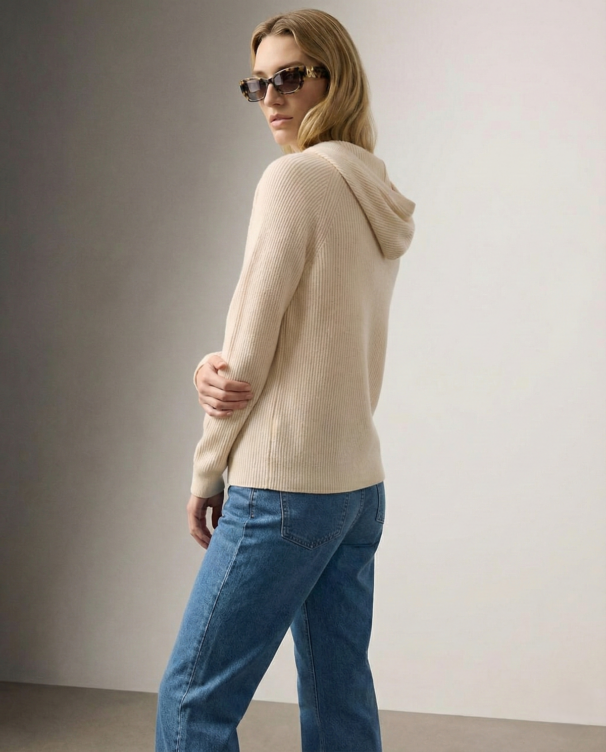 Women’s Sweatshirt – Relaxed Fit and Adjustable Drawstrings — product view