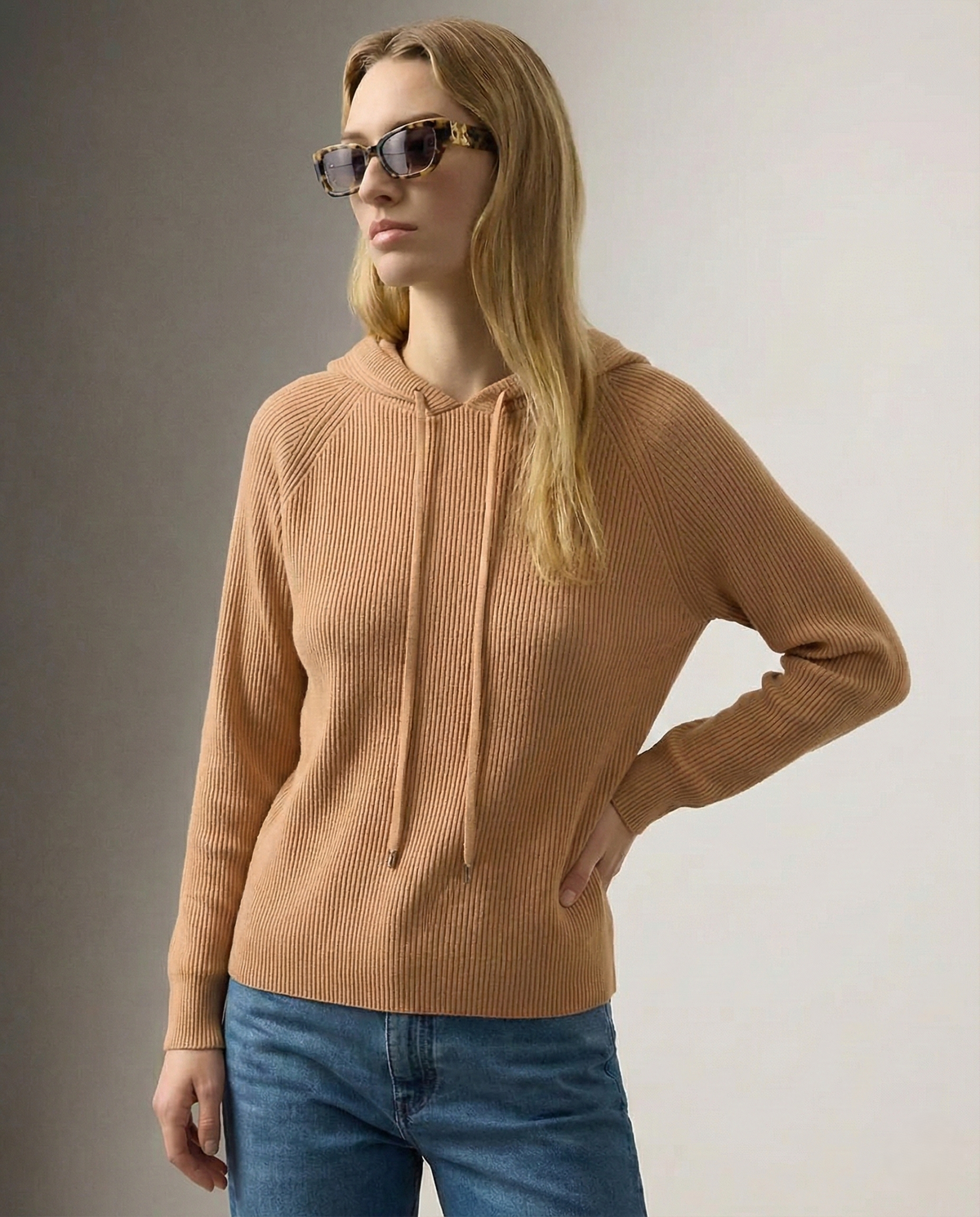 Women’s Sweatshirt – Relaxed Fit and Adjustable Drawstrings — product view