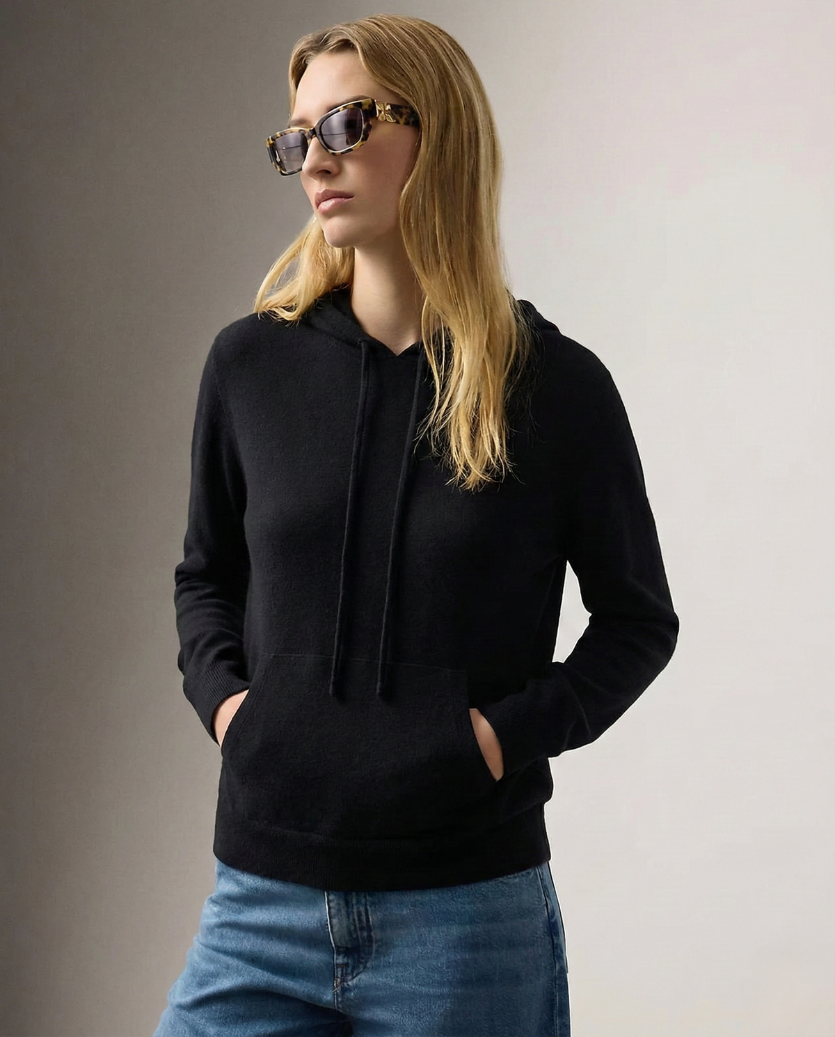 Women’s Sweatshirt – Relaxed Fit and Adjustable Drawstrings — product view