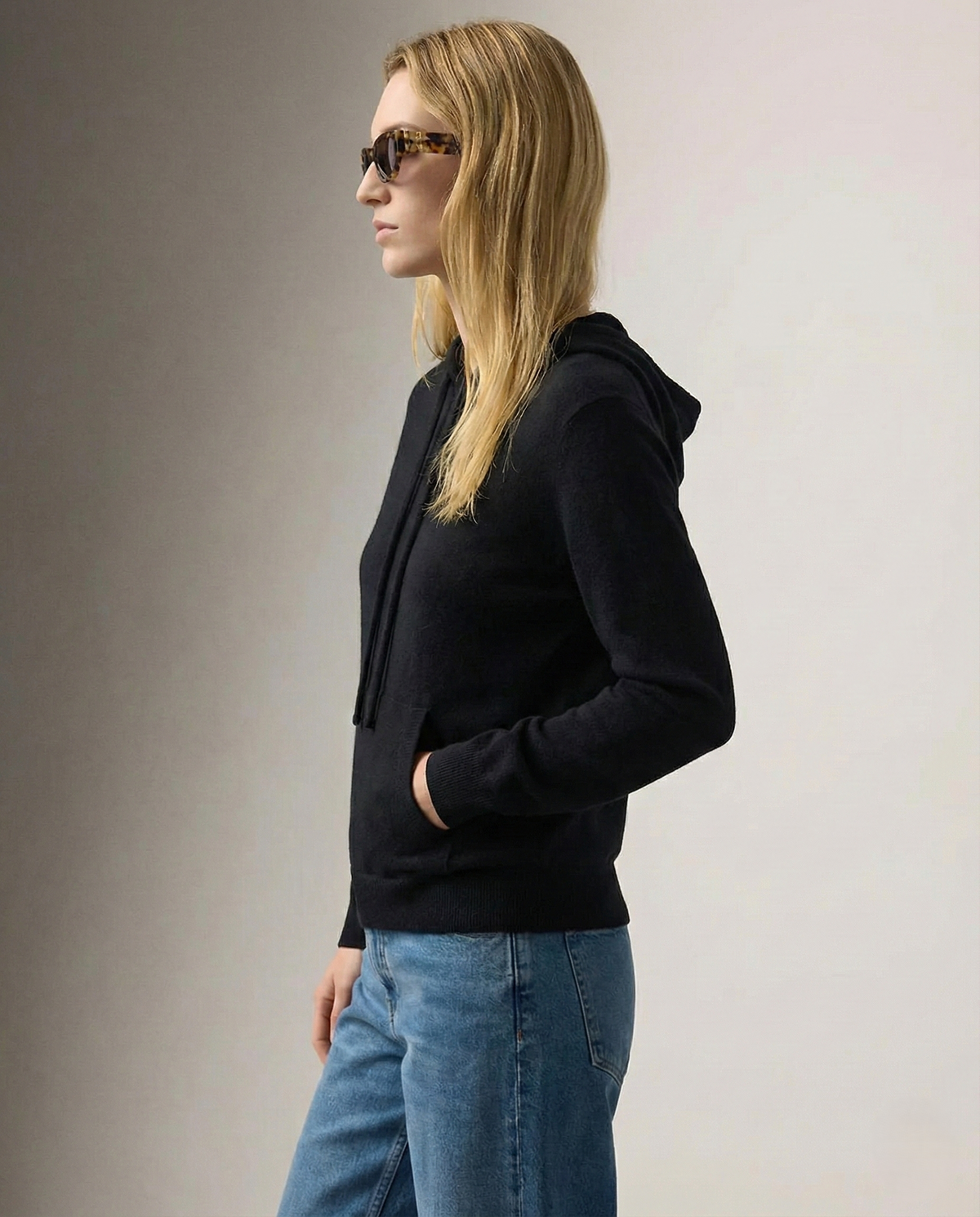 Women’s Sweatshirt – Relaxed Fit and Adjustable Drawstrings — product view