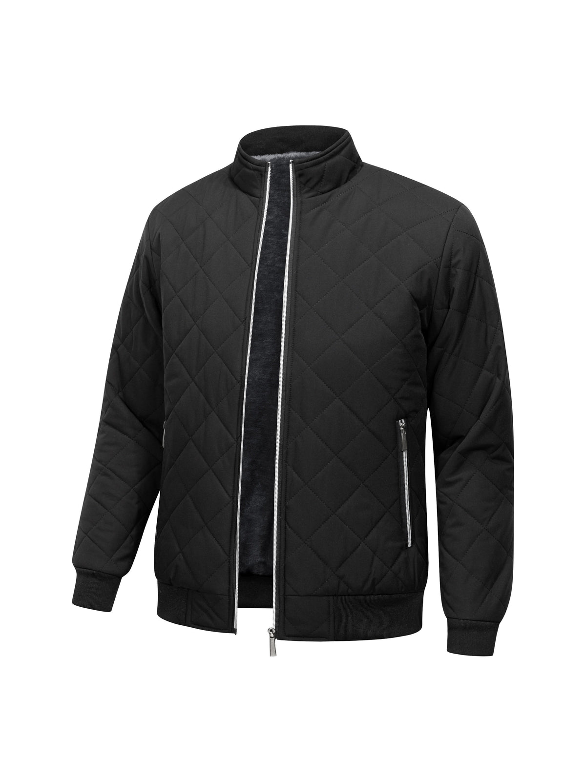 Men’s Quilted Jacket – Warm Lining and Timeless Relaxed Fit — product view