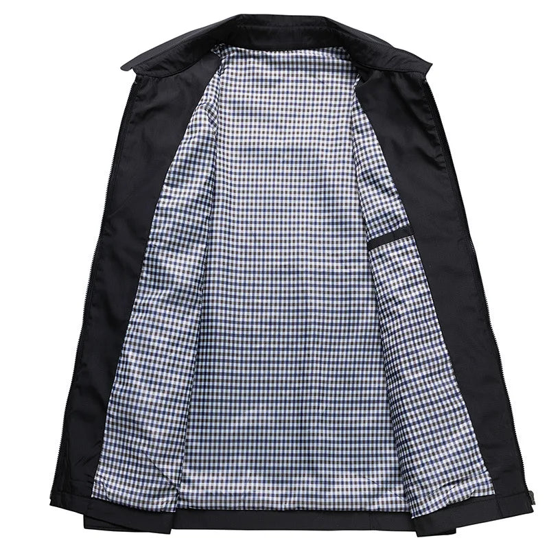 Men’s Jacket – Clean Cut and Classic Collar, Timeless Style — product view