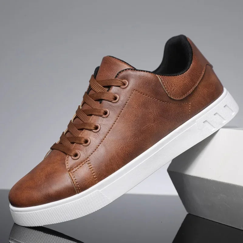 Men’s Lace-Up Shoes – Slim Silhouette and Timeless Refined Style — Brown