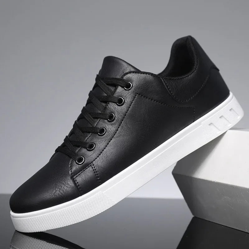 Men’s Lace-Up Shoes – Slim Silhouette and Timeless Refined Style — Black