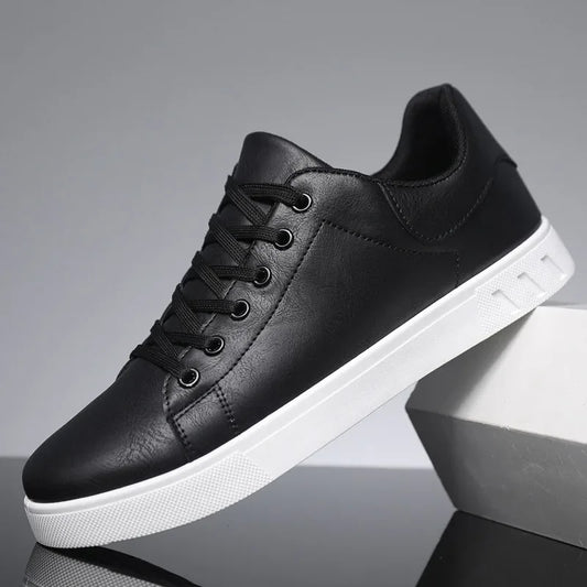 Men’s Lace-Up Shoes – Slim Silhouette and Timeless Refined Style — Black