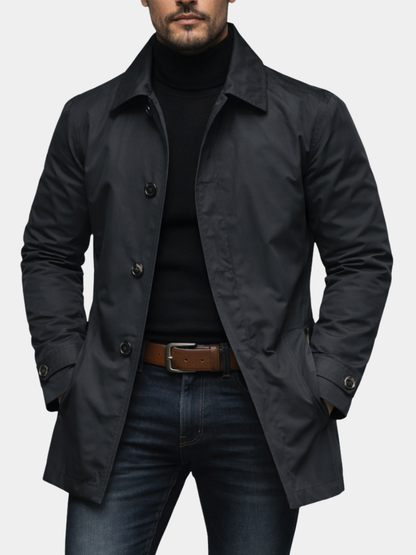 Men's Coat – Quilted Lining & Elegant Fit — image 1