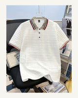 Men's Short Sleeve Polo Shirt in White 2, product view