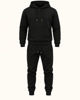 Men's Co-ord Set in Black - principal