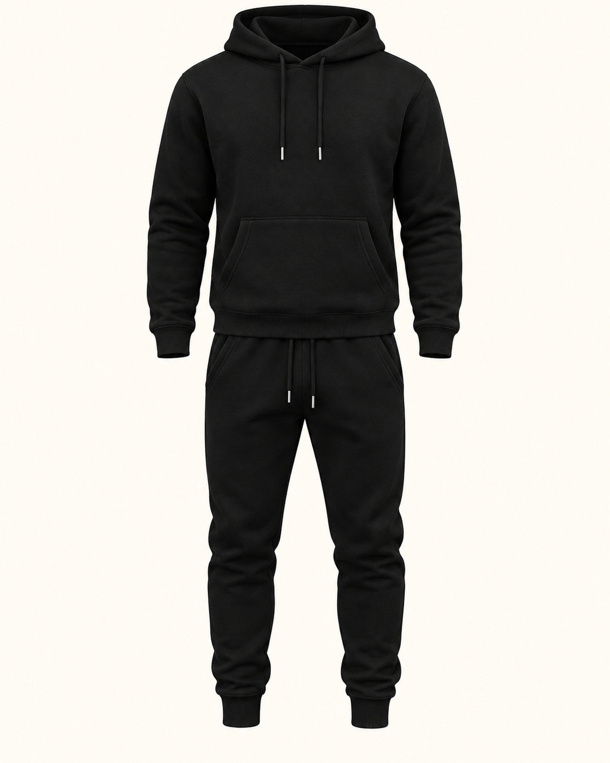 Men's Co-ord Set in Black - principal