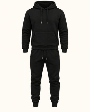 Men's Co-ord Set in Black - principal