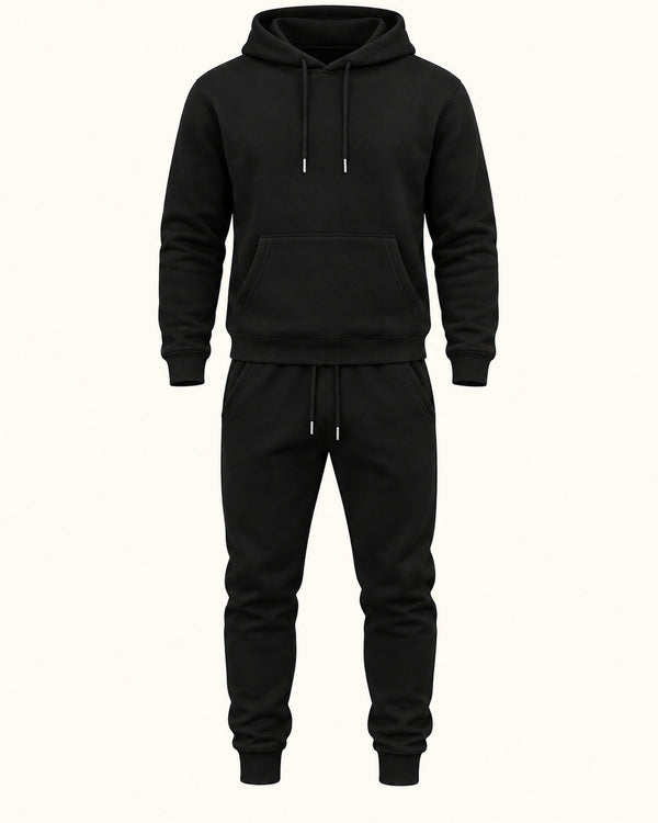 Men's Co-ord Set in Black - principal