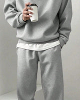Men's Co-ord Set in Light Grey - detalhe
