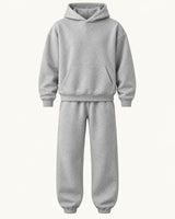 Men's Co-ord Set in Light Grey - principal