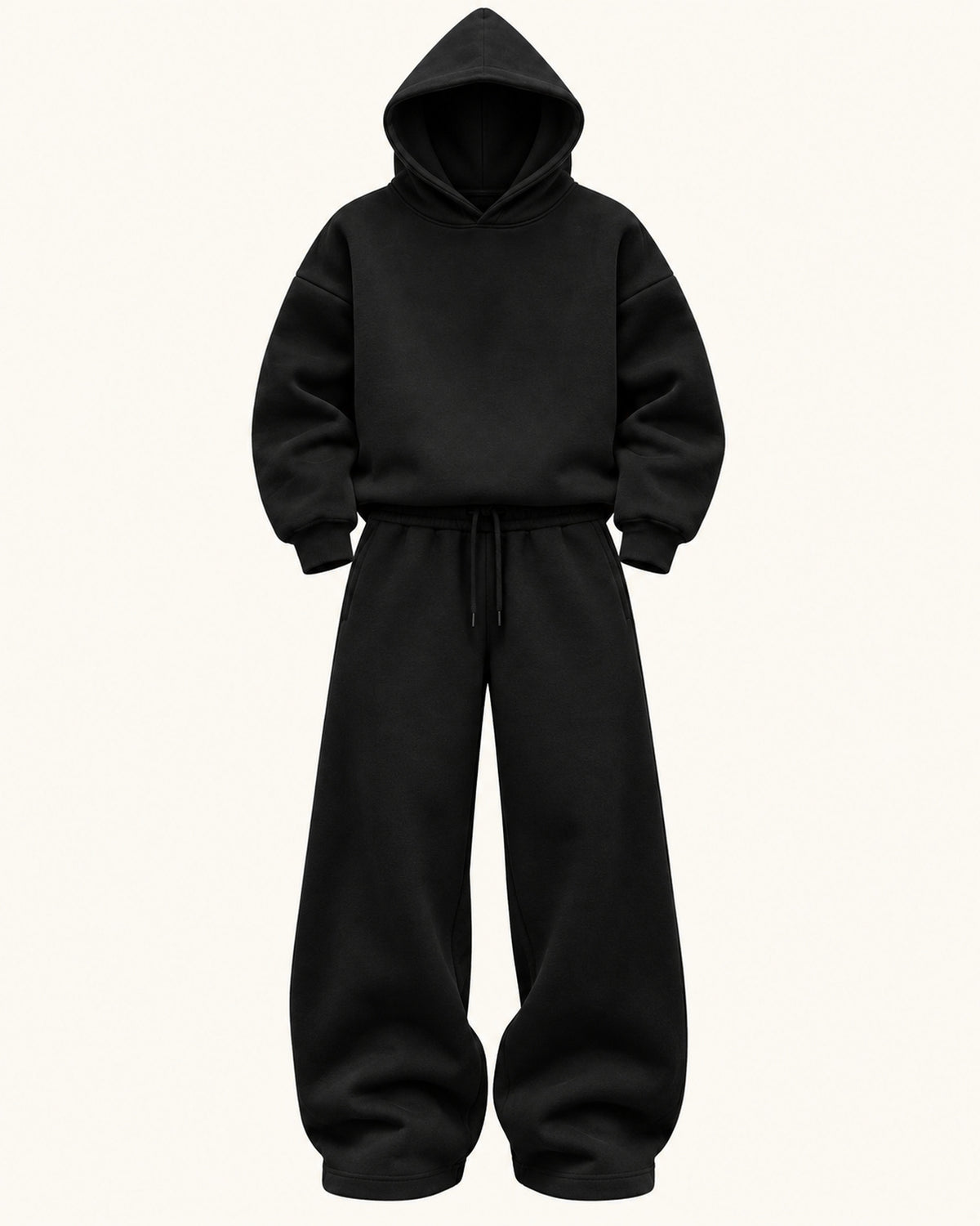 Men's Co-ord Set in Black - principal