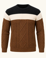Men's Long Sleeve Jumper in Brown - principal