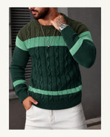 Men's Long Sleeve Jumper in Multicolor 3 - original-tratada