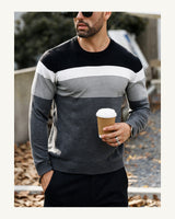 Men's Long Sleeve Jumper in Dark Grey - original-tratada