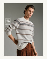 Men's Long Sleeve Jumper in Multicolor 2 - original-tratada
